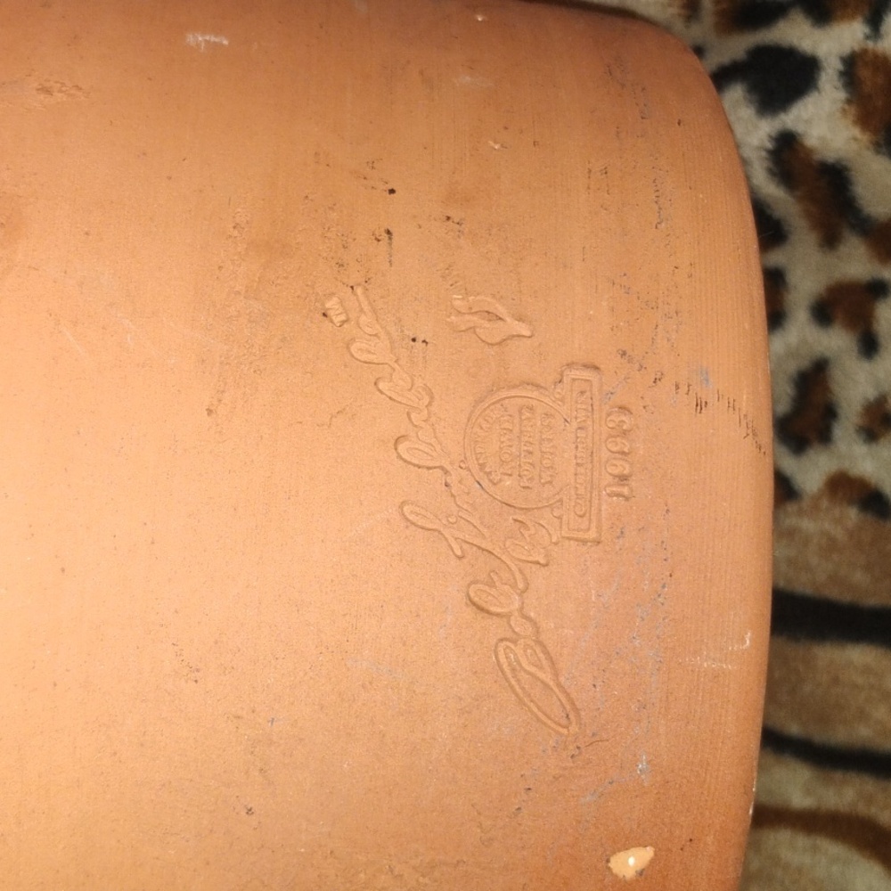 Rowe Pottery Works, Bob Timberlake, Terra Cotta Canister with Lid
